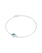 Браслет Alpha с голубым топазом