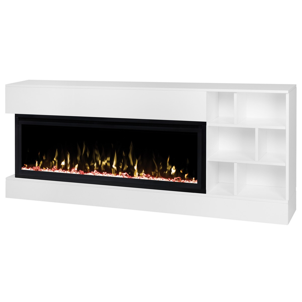 Электрокамин RealFlame Dixon 50 WT белый с очагом Saphir 50