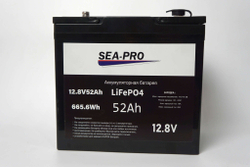 Аккумуляторы SEA-PRO (LiFePo4 сборка завода ГЕЛ класс А, IP66) 52А/Ч