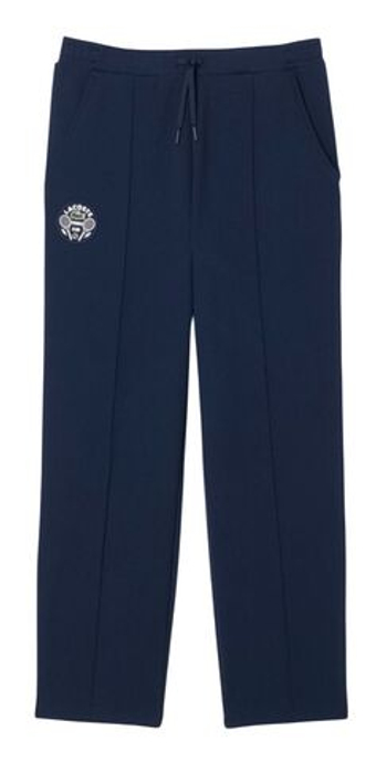 Мужские теннисные штаны Lacoste Heritage - navy blue