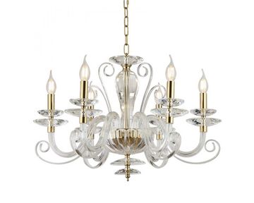 Подвесная люстра 6*E14 8576/C gold polished золото ANNABELLE Newport