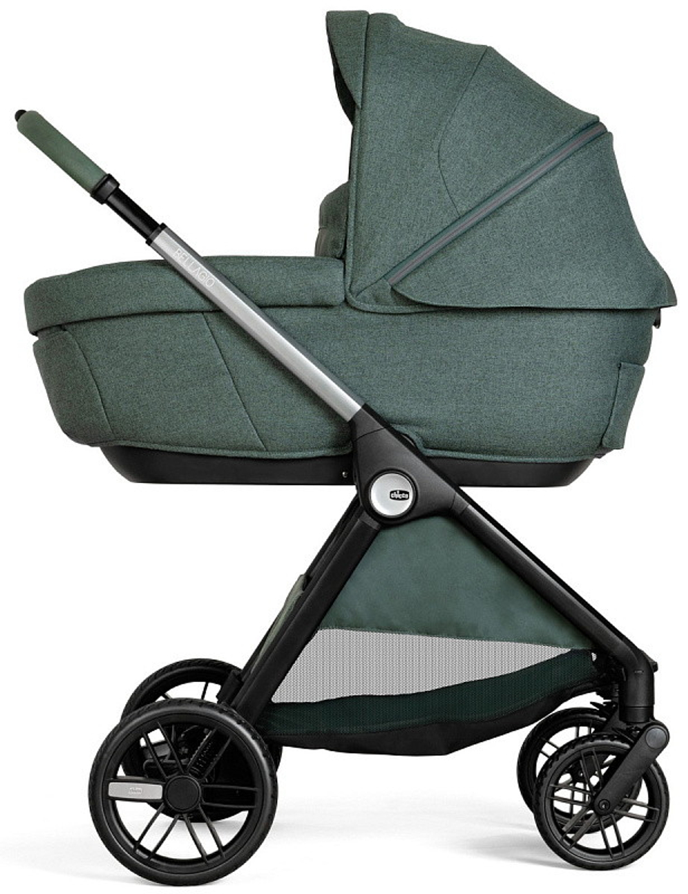 Коляска Chicco Bellagio 3 в 1 с автокреслом Kory Plus Lunar Rock Fir Tree