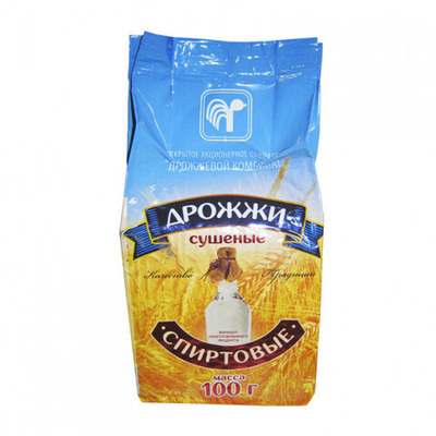 Дрожжи спиртовые 100гр, Беларусь