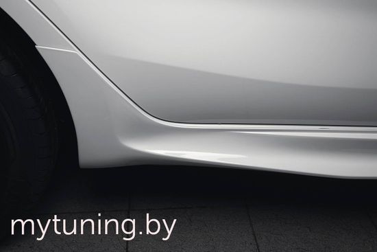 Накладки на пороги без брызговиков для Kia Rio IV