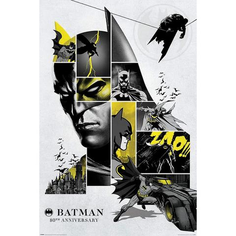 Лицензионный постер Бэтмен - "Batman (80th Anniversary)" - №301