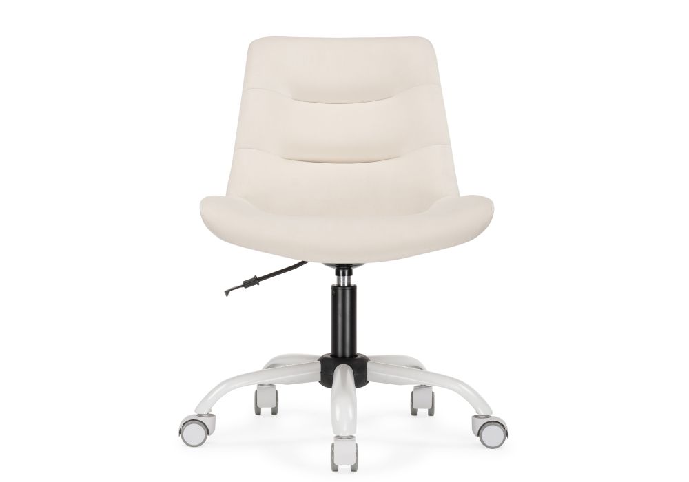 Компьютерное кресло Орди молочное / белое