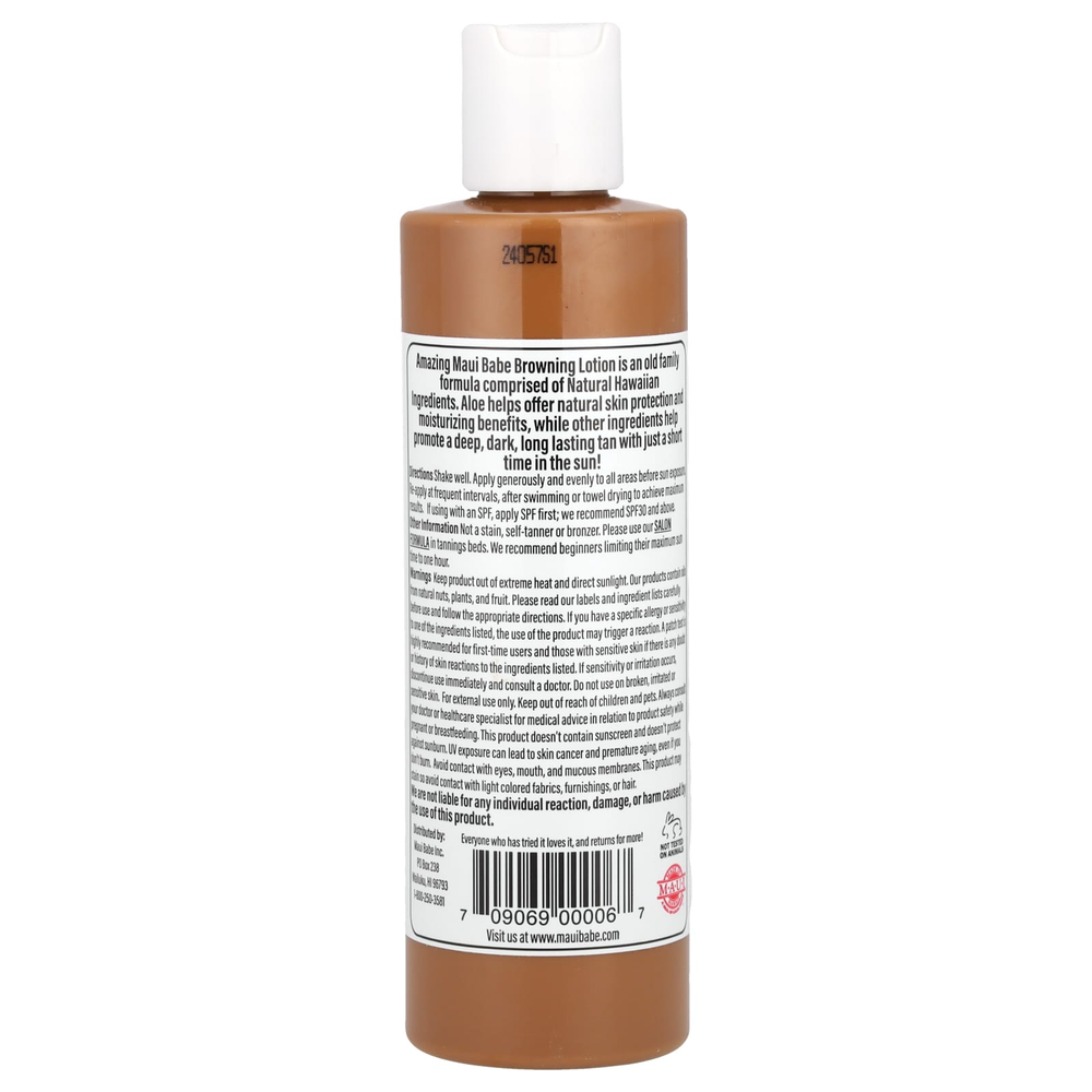 Maui Babe, Amazing Browning Lotion, лосьон для загара, 236 мл