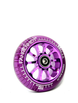 Колесо Fahrenheit 110*24 mm 10-Spoked, сиреневый/прозрачный сиреневый