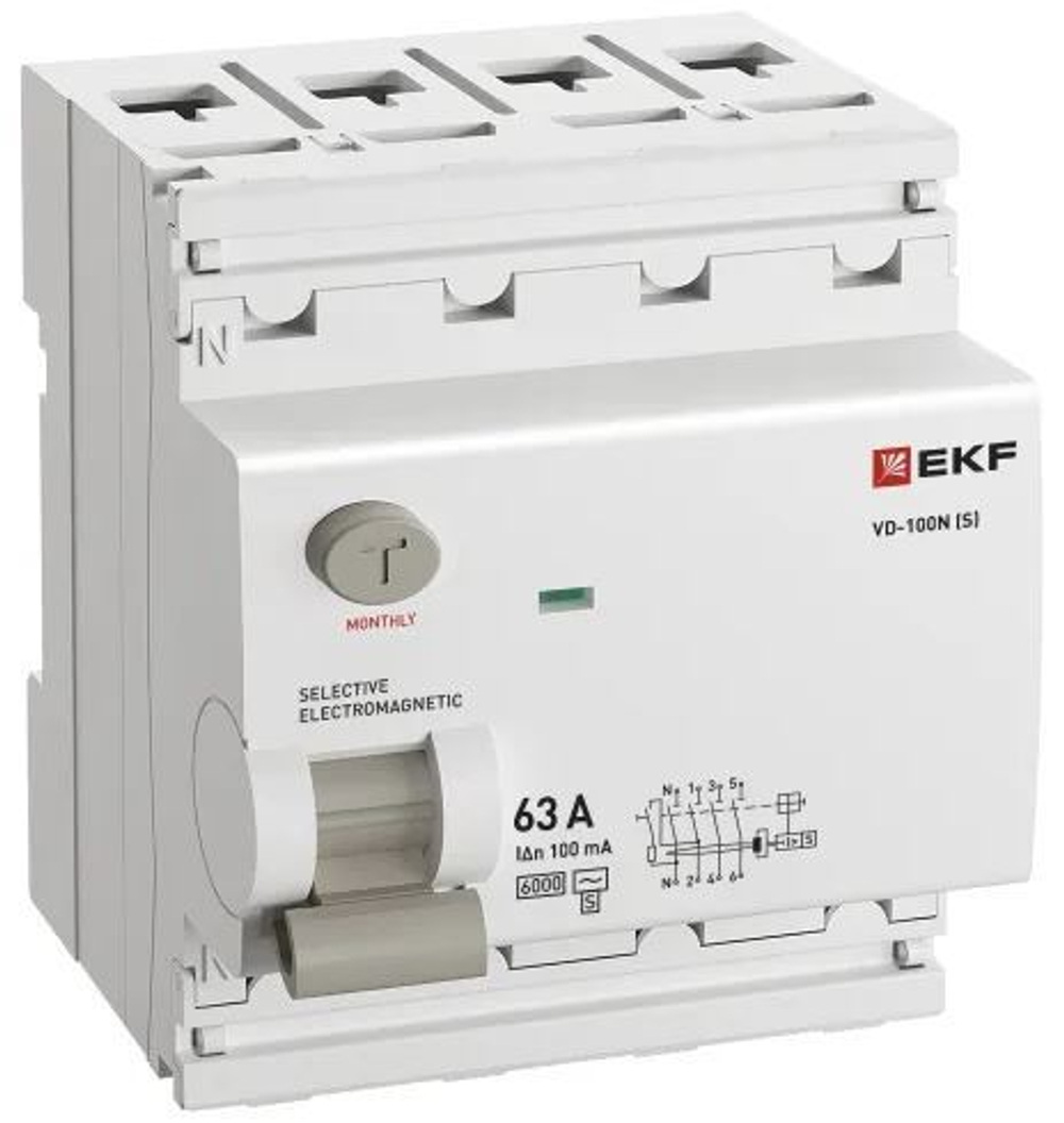 УЗО  EKF E1046MS63100