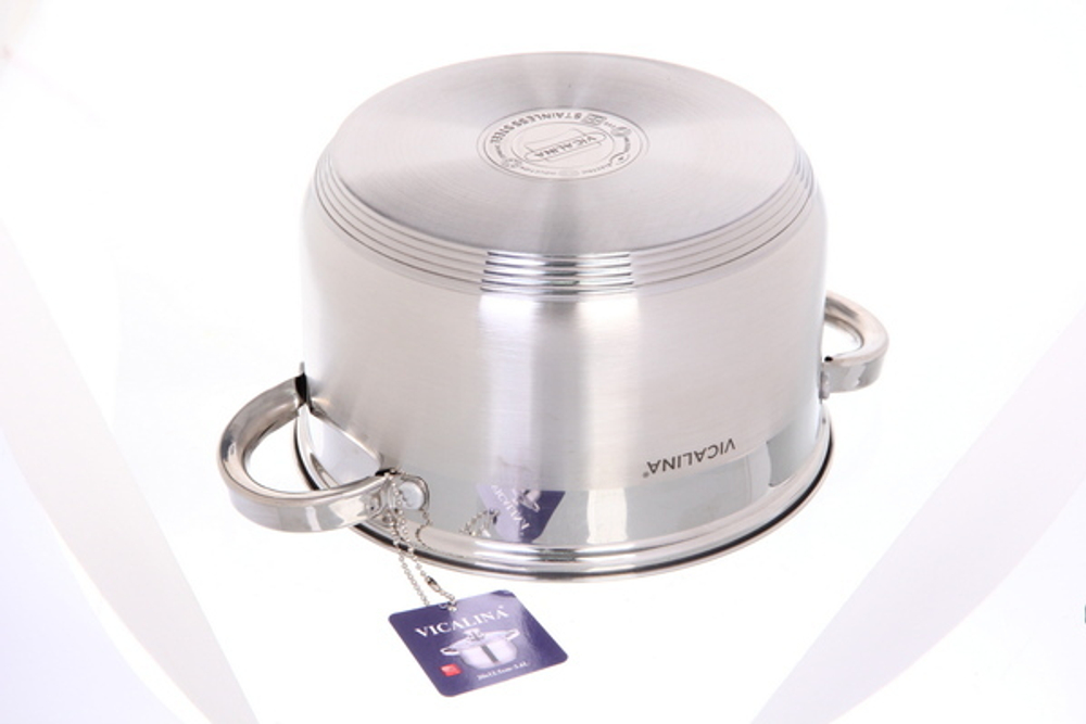 Кастрюля из нержавеющей стали VICALINA 3,6л, индукция, VL-7013