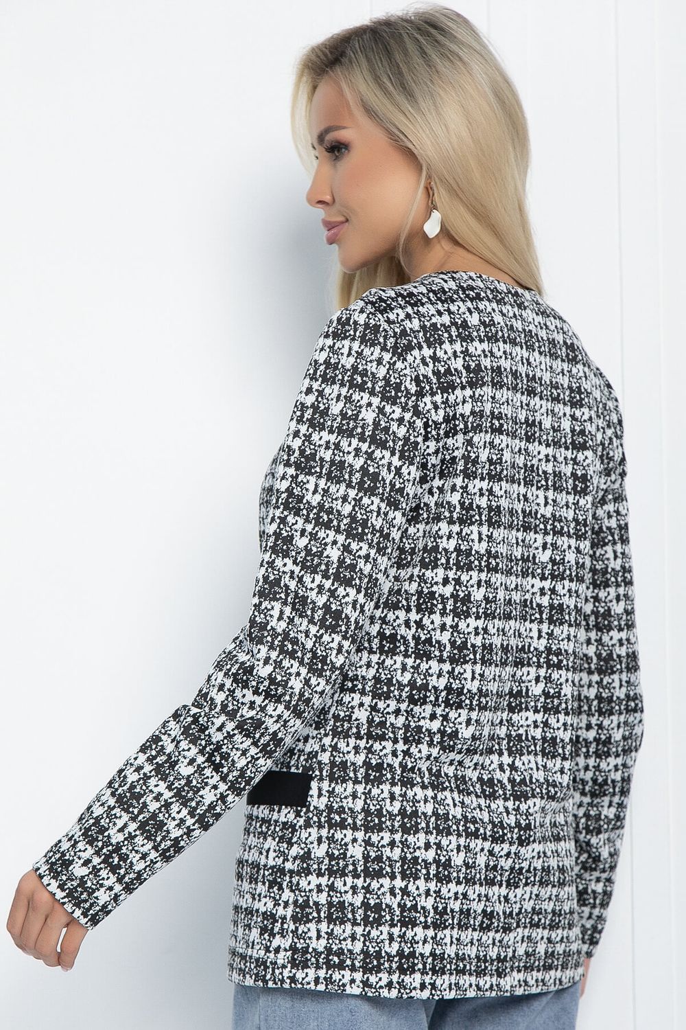 Жакет Джорджия (черно-белый) Б11260 LT Collection