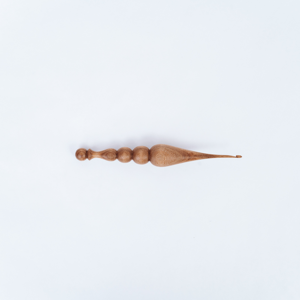 Деревянный крючок для вязания из древесины вяза (карагач) 2.5 мм. K223