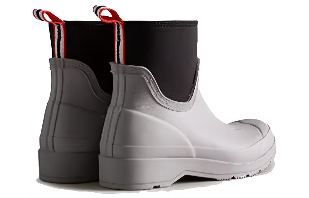 HUNTER Waterproof And Wear resistant Comfortable Rain Boots Women"s Light Gray