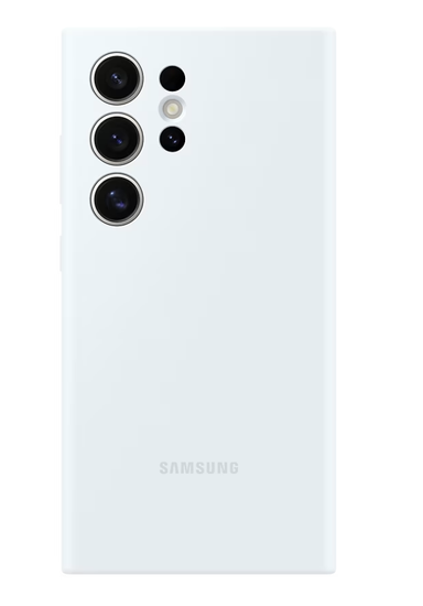 Чехол-накладка Silicone Case S24 Ultra (Белый)