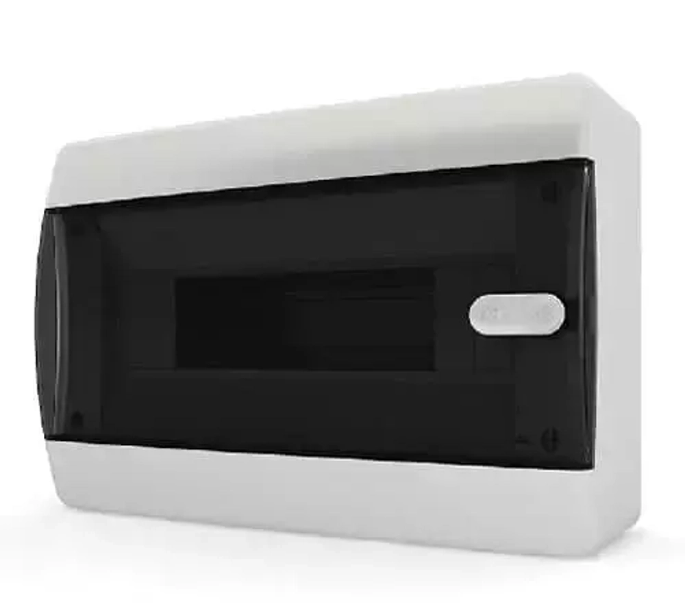 Tekfor CNK 40-12-1 бокс 12М навесной IP41 (прозрачная черная дверца)