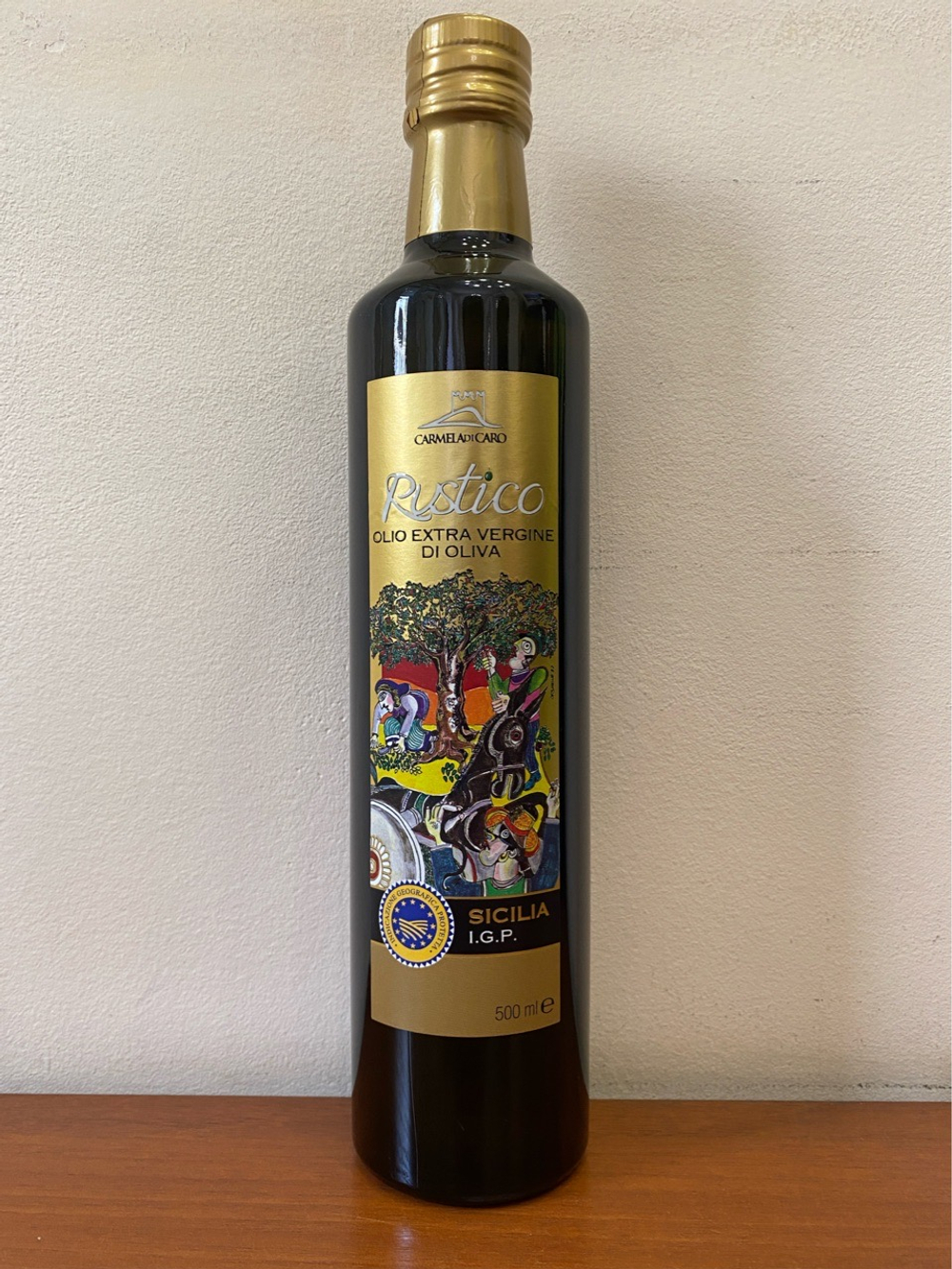 Оливковое масло Carmela di Caro RUSTICO SICILIA I.G.P. Extra Virgin Non Filtrato, Италия