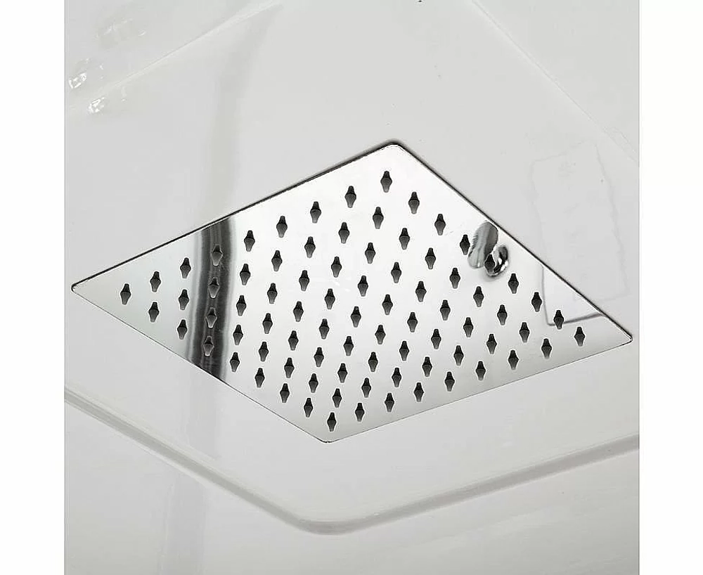 Душевая кабина DTO K401S 100x100 с крышей прозрачная/хром