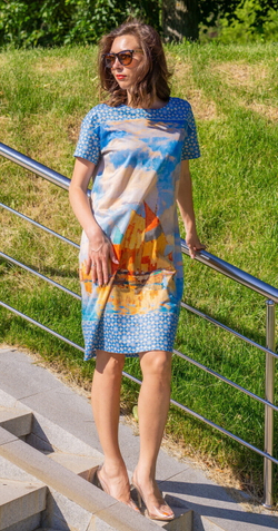 Платье «Живопись Константина Горбатова»