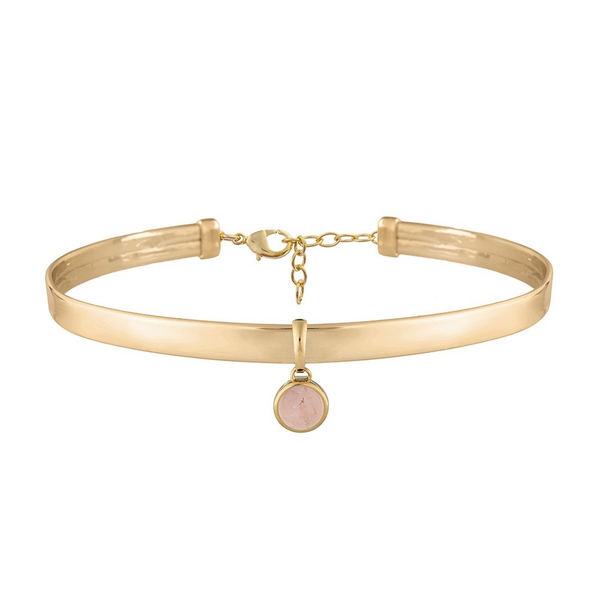 Чокер Possebon Quartz Rose B0112.9 R/G