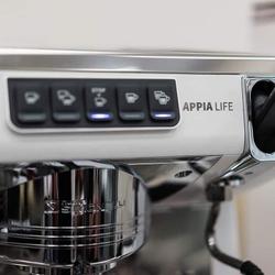 Рожковая кофемашина Nuova Simonelli Appia Life 2Gr V 220V black+economizer+high groups (167625)