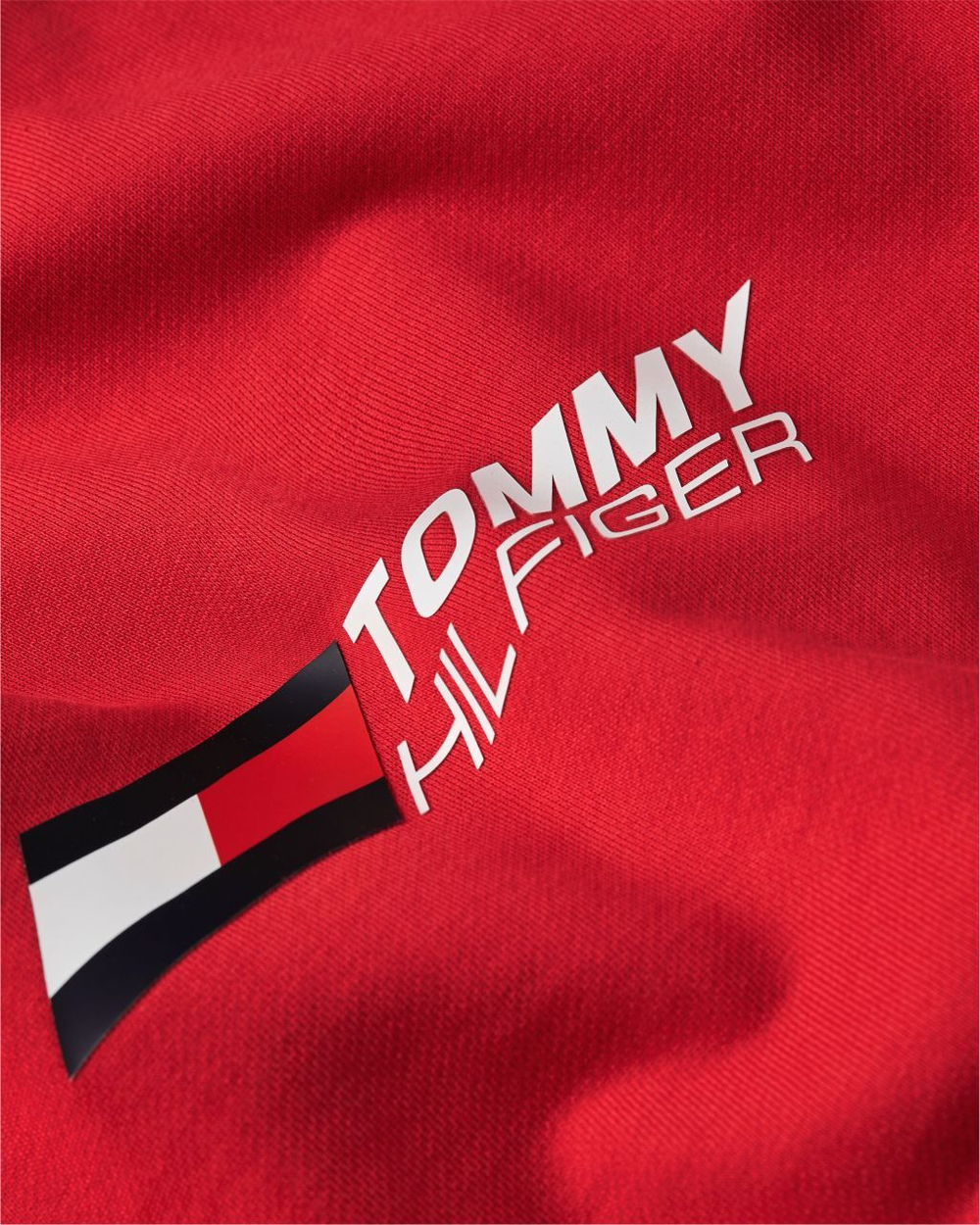 Мужская кофта теннисная Tommy Hilfiger Essential Crew - primary red