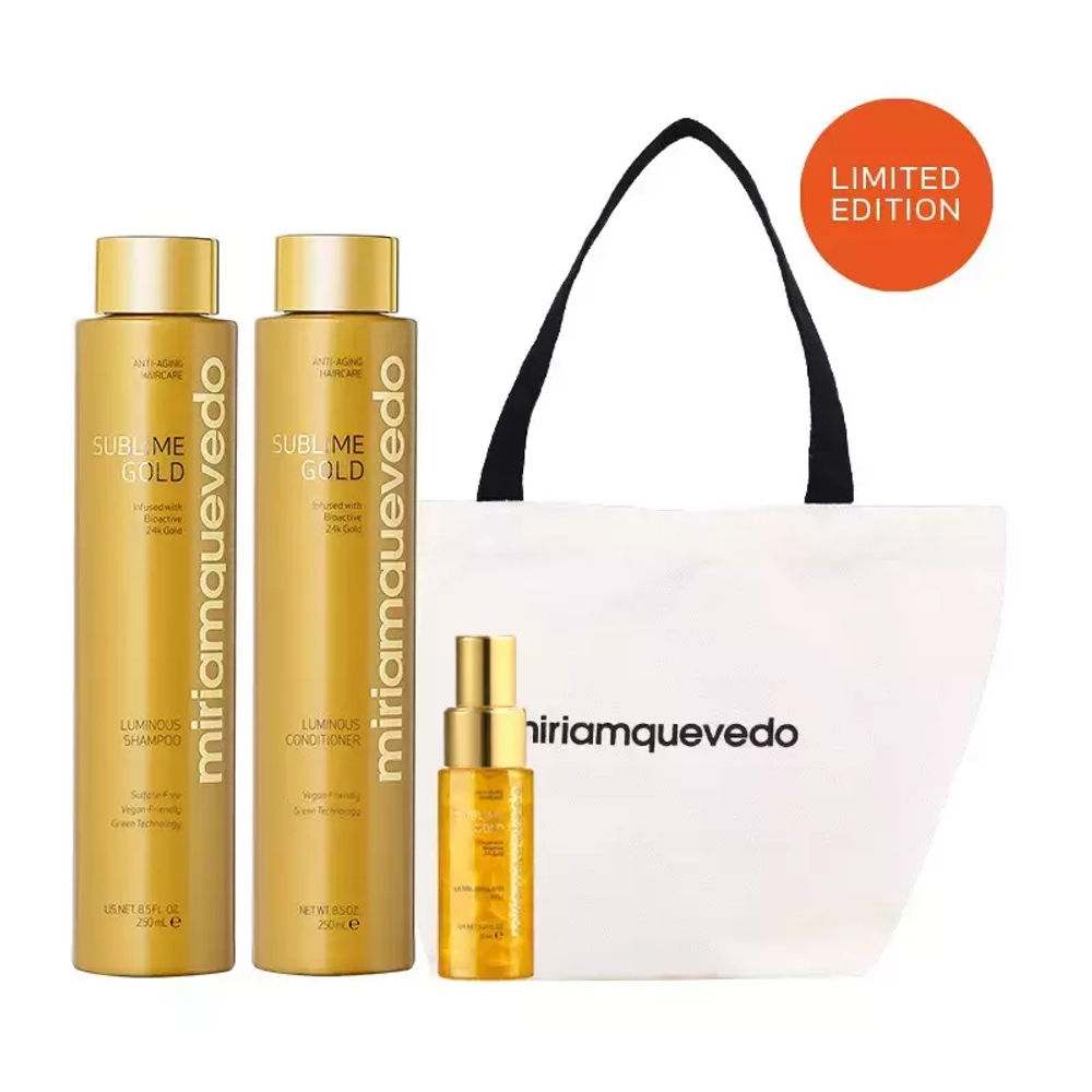 MIRIAMQUEVEDO SUBLIME GOLD HAIR NUTRITION & LUMINOSITY DUO