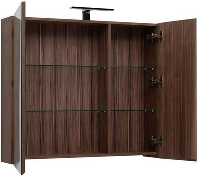 Зеркало-шкаф Aquanet Нью-Йорк 100 орех