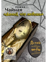 Чайная ложка Делай