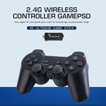 Игровая приставка 4K с бесроводными геймпадами FC/GBA/GB/GBC/MD/SFC/PS1/ATARI (3500 игр)