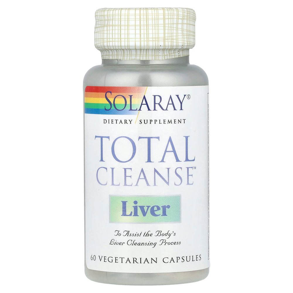 Solaray, Total Cleanse™, печень, 60 вегетарианских капсул