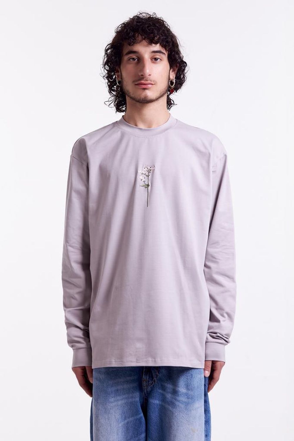 Лонгслив Гербарий Гречиха Пепел