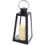 Сувенир с подсветкой «Свеча» 13*13*26 см (работает от 3*ААА), Черный