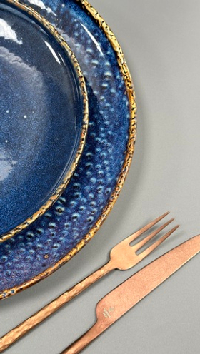 Тарелка 27 см,фарфор,серия "Aqua Blue" P.L.