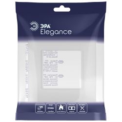 Рамка для розеток и выключателей ЭРА Elegance 14-5001-01М на 1 пост, белый матовый