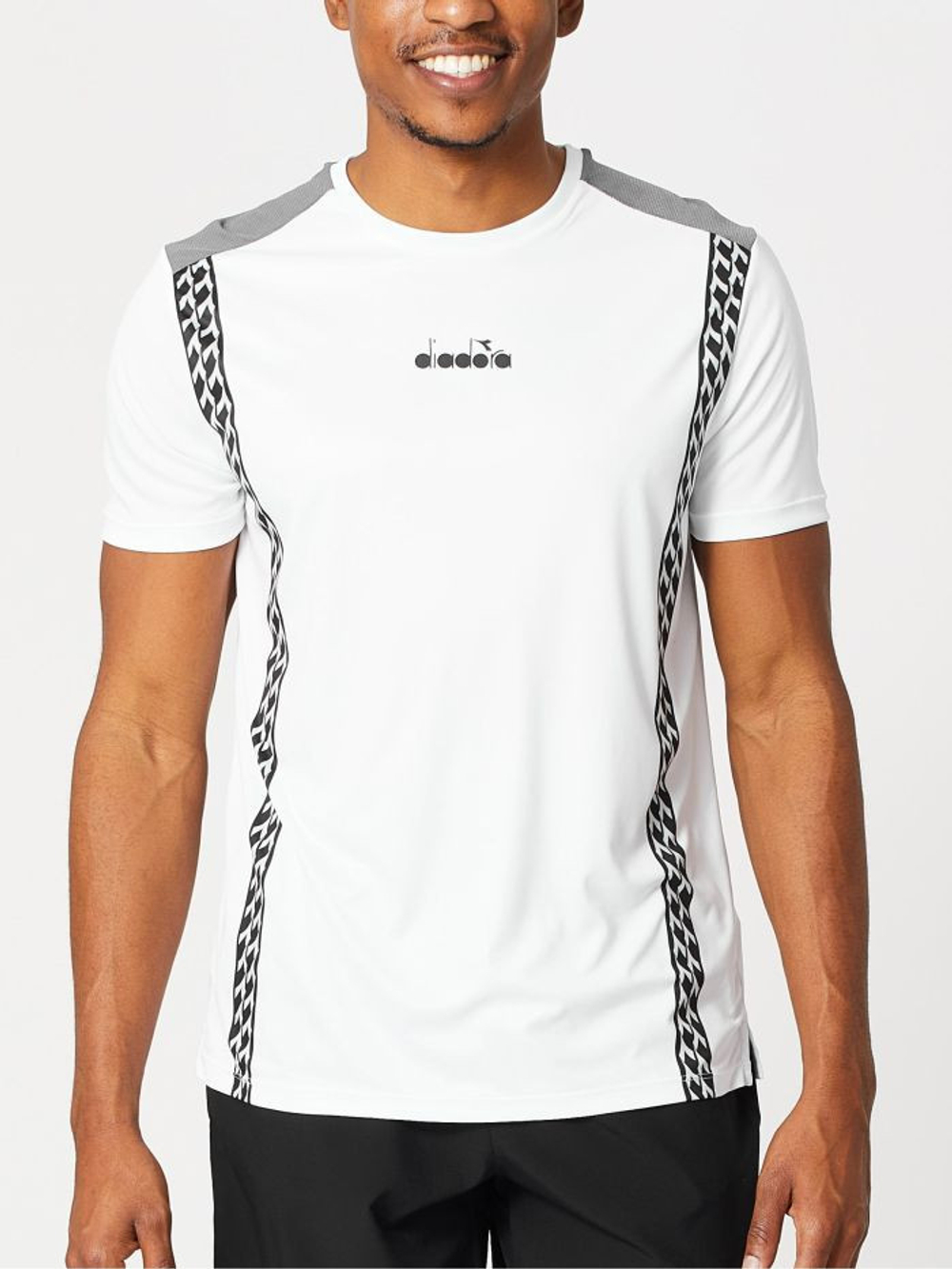 Мужская теннисная футболка Diadora SS T-Shirt Challange - белый