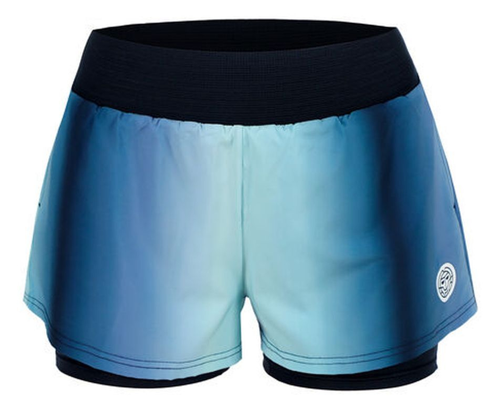 Шорты для девочки теннисные Bidi Badu Spectrum 2in1 Junior - небесный
