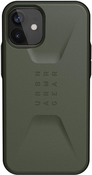 Чехол-накладка UAG Civilian для Apple iPhone 12 mini 5.4" оливковый (Olive Drab) 11234D117272