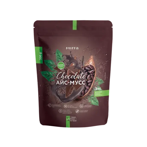 Протеиновый коктейль Шоколадный Айс-мусс 300 г (дой-пак)