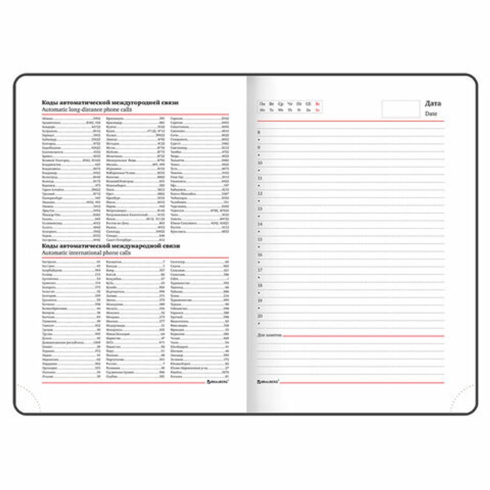 Ежедневник недатированный А5 (138х213 мм), BRAUBERG VISTA, под кожу, гибкий, 136 л., "Eye", 112004