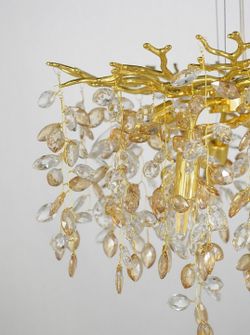 Подвесная люстра LUMINA DECO Brevia LDP 8027-500 GD