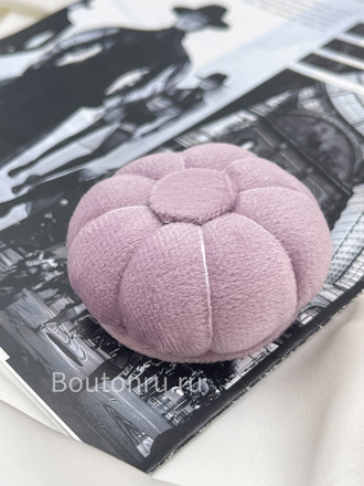 Игольница сиреневая (светло-фиолетовая) в форме цветка