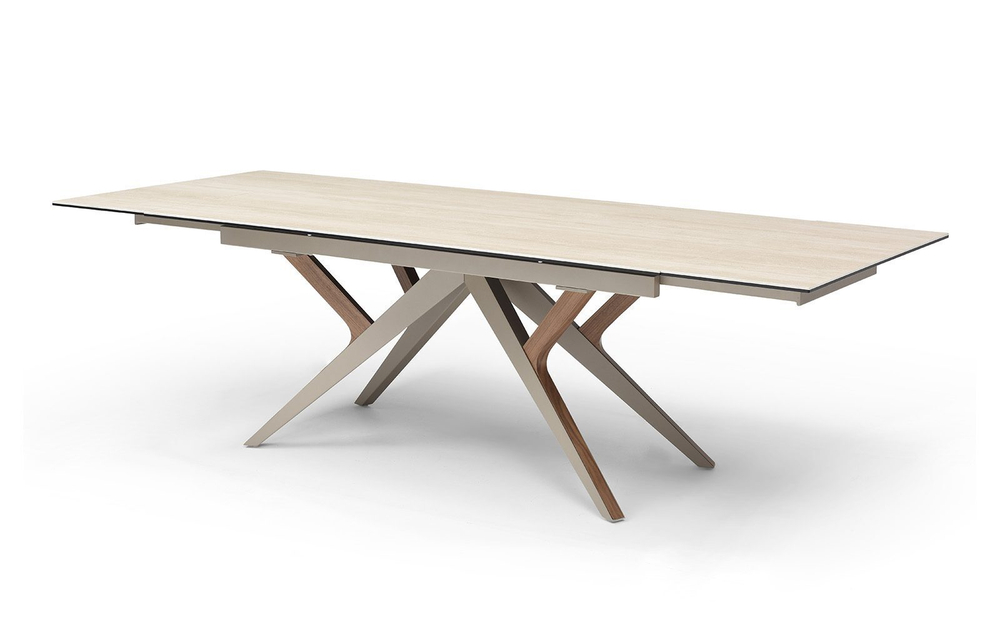 Стол DT2448 (180-260) MILAN TRAVERTINE