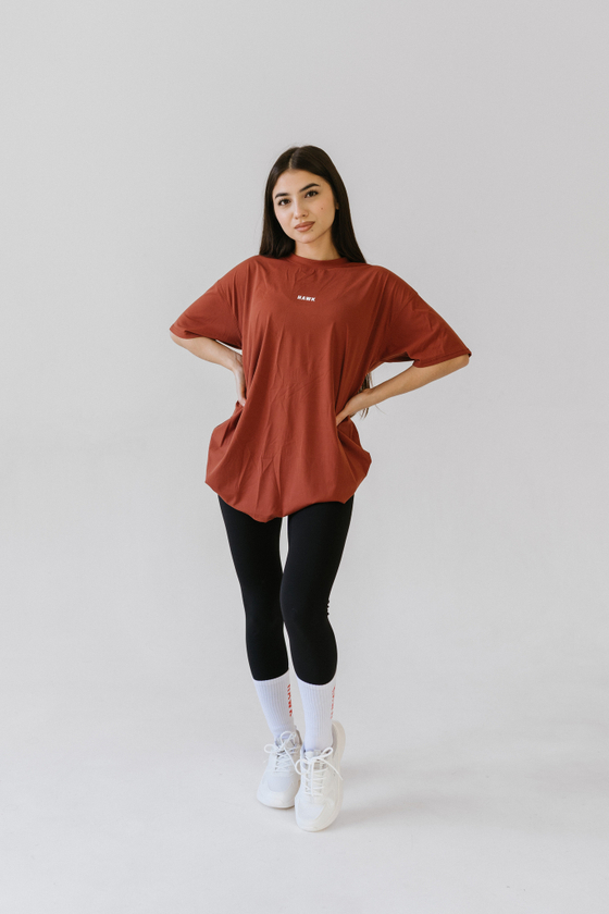 ФУТБОЛКА WOU (кирпичный)