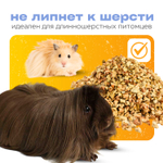 Кукурузный наполнитель для грызунов, рептилий, птиц "Мохнатые супергерои", 1,5 кг, 3 л