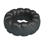 Черное эрекционное кольцо Jeriko (Цвет: черный)