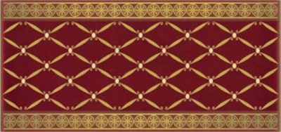 Бордюр NOBLESSE + LORD CENEFA DELIS BURDEOS GOLD