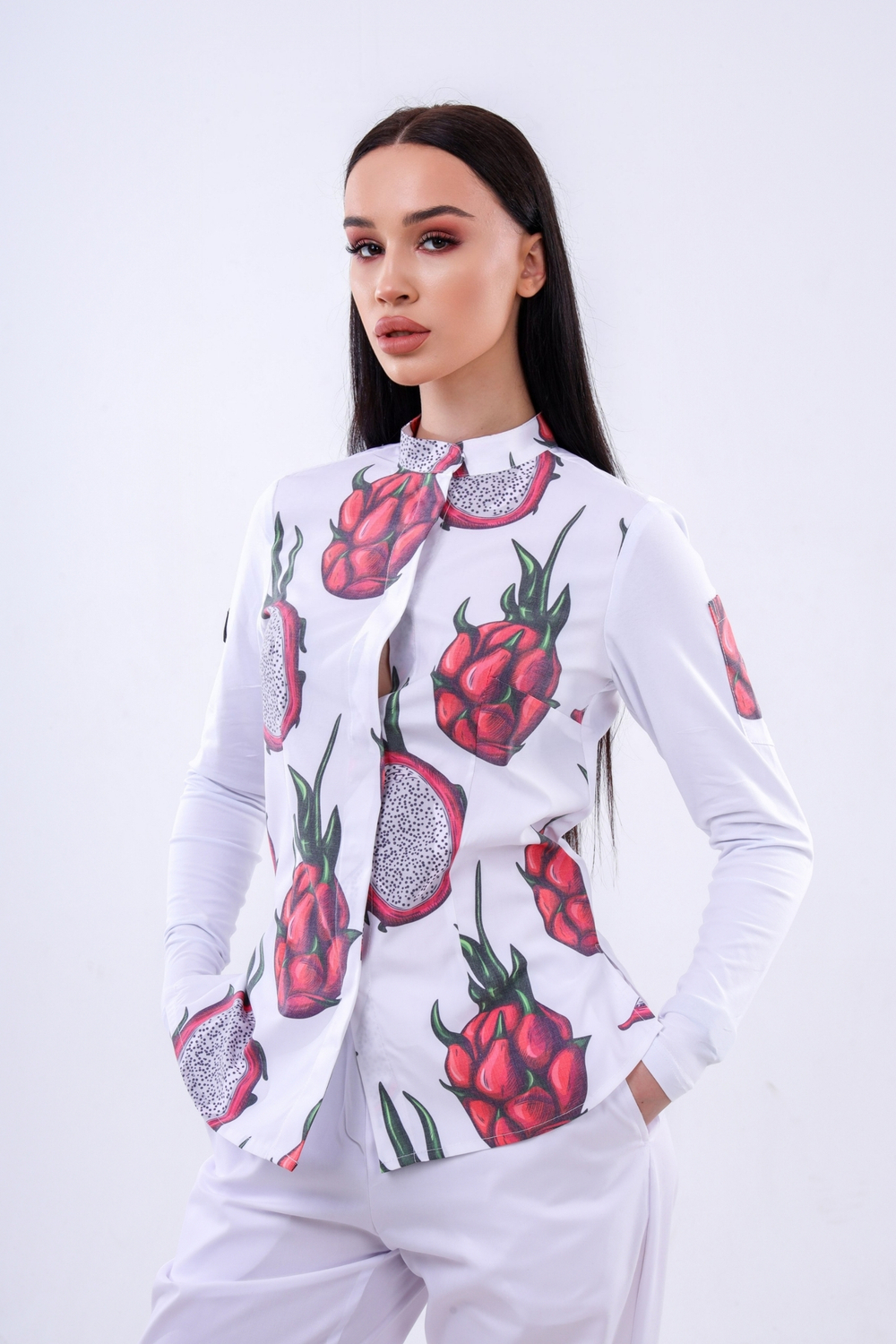 Китель поварской женский Dragon fruit