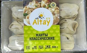 МАНТЫ ИЗ ГОВЯДИНЫ ALTAY КЛАССИЧЕСКИЕ 500ГР
