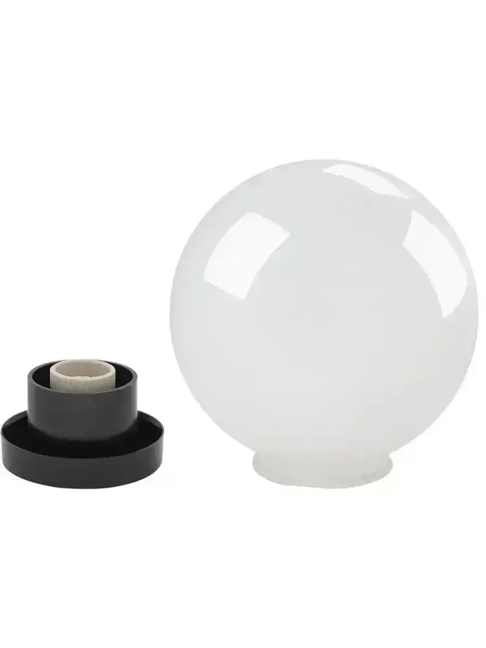 Светильник шар уличный настенный и напольный на опору ЭРА НТУ 01 60Вт 220в 20см