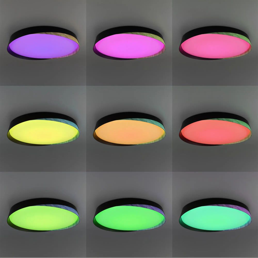 Citilux BONNY CL754451G LED RGB Светильник с пультом Чёрный + Клён